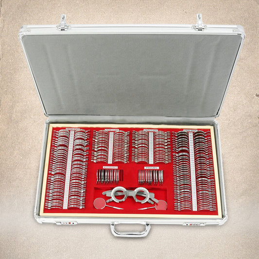 266Pcs Metal Optometry Optical Trial Lens Set Optometrie Metallrand Linse DHL