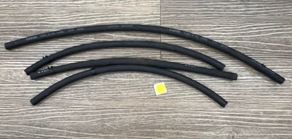 FLEETRITE 5/16" TRUCK FUEL & OIL HOSE 15-1/2 & 21" 2643544R1 **LOT OF 5**