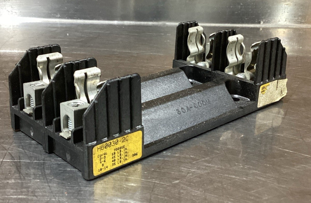 Buss H60030-2C Fuse Holder 600 V 30 A 2 Pole