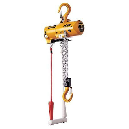 Harrington Ah250c-15 Air Chain Hoist,250 Lb. Cap.,15 Ft. Lift