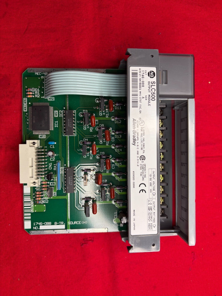 ALLEN BRADLEY OUTPUT MODULE 1746-0B8 SER. A 10-50VDC