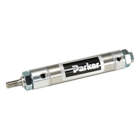 Parker 1.06Dxpsr01.00 Air Cylinder, 1 1/16 In Bore, 1 In Stroke, Round Body