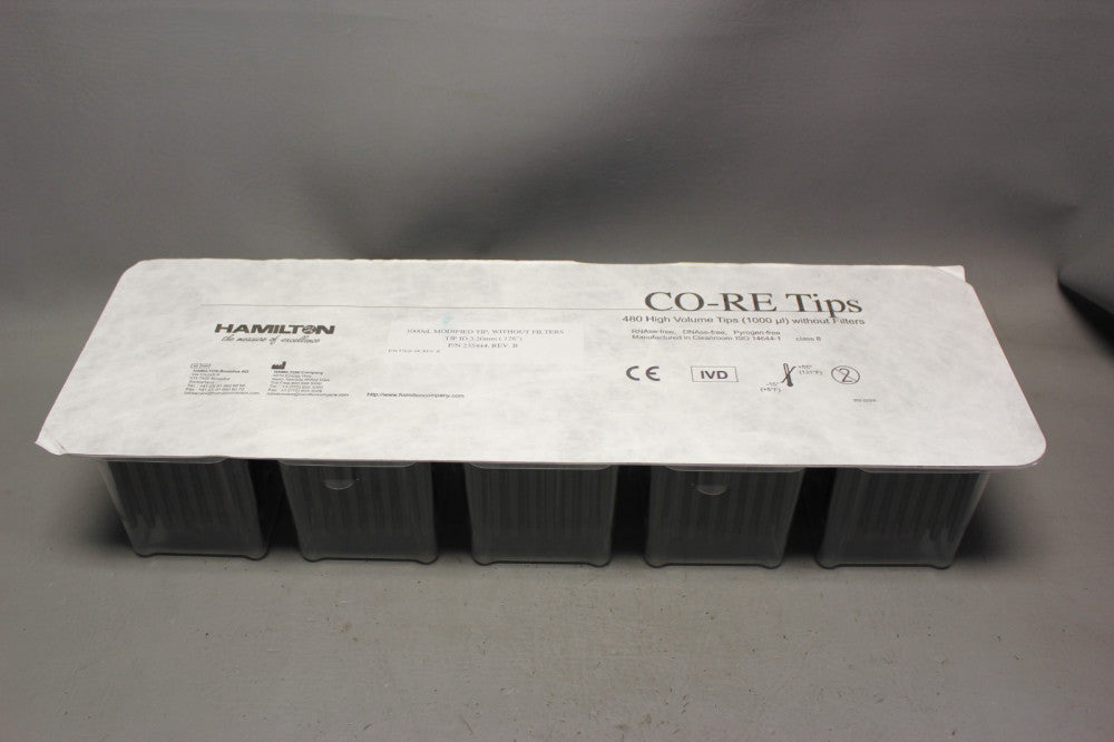 NEW 480 HAMILTON CO-RE TIPS HIGH VOLUME 1000 ɥL WITHOUT FILTERS 235904