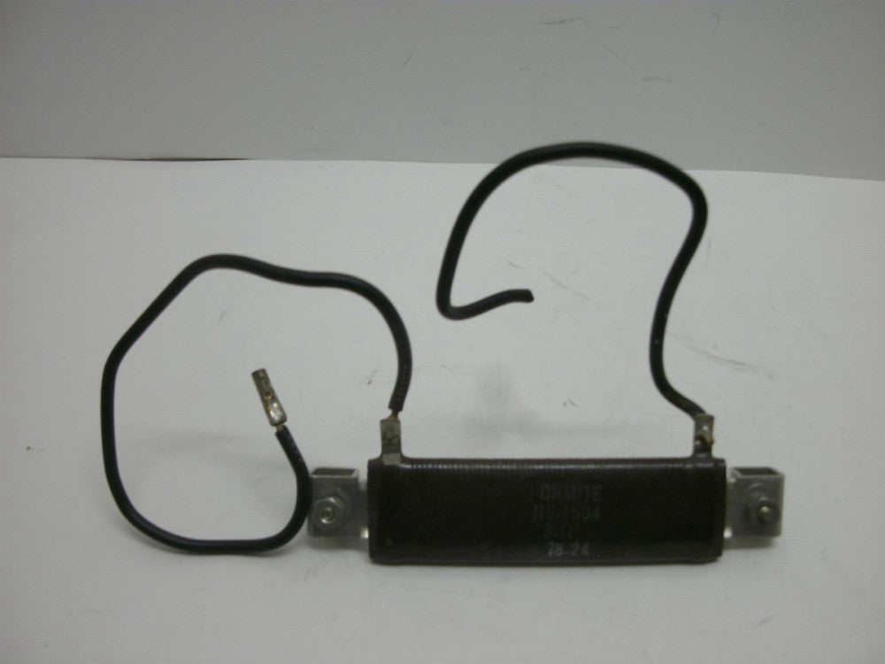 OHMITE N0-F504 78-24 WIREWOUND RESISTOR 3 OHMS CHASIS MOUNT 2 WIRE