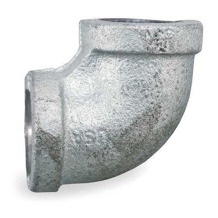 Zoro Select 5P802 1-1/2" Fnpt Galvanized 90 Degree Elbow