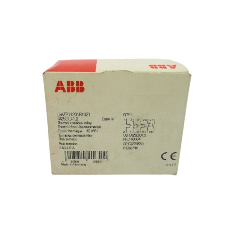 ABB TA25DU-1.0 1SAZ211201R1021 0.63-1.0A NSFS