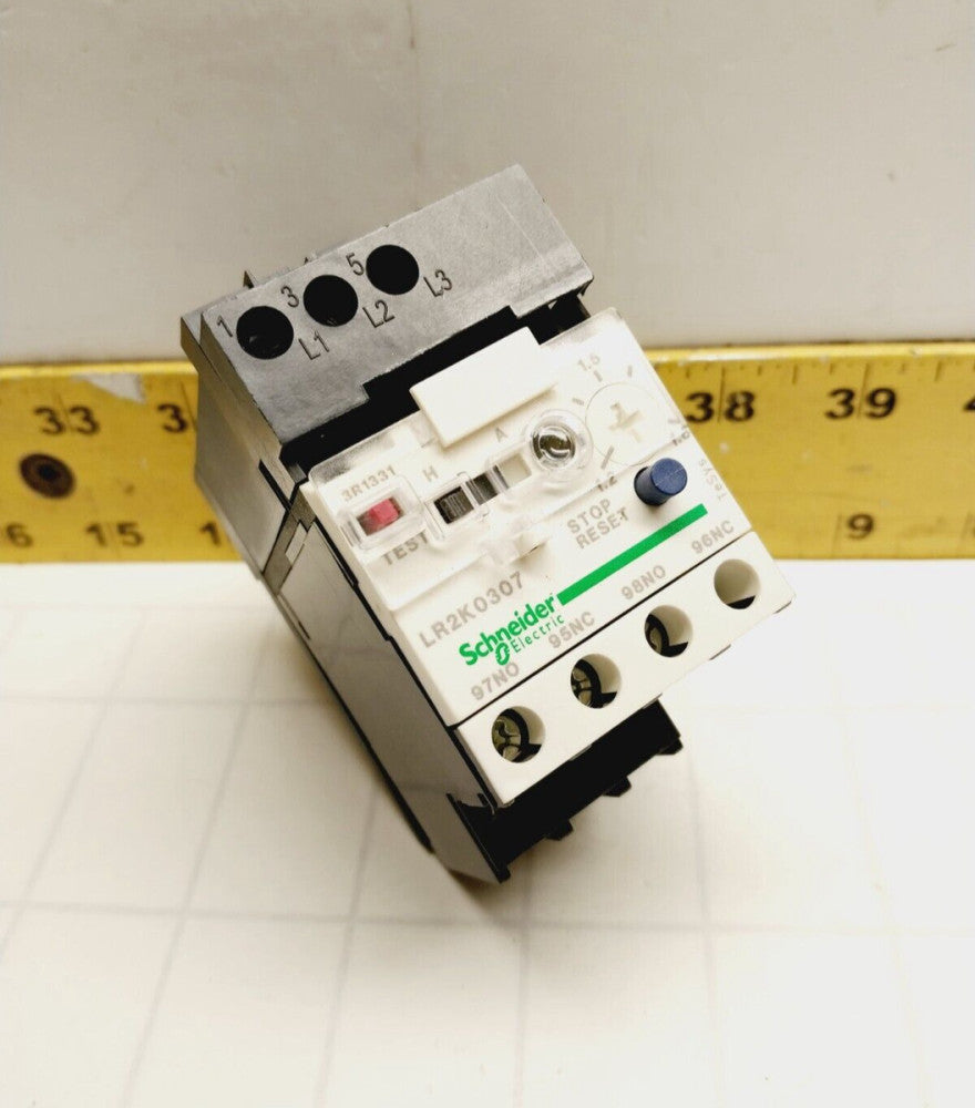 Schneider Electric Adjustable Overload Relay 1.2-1.8 Amp  LR2K0307