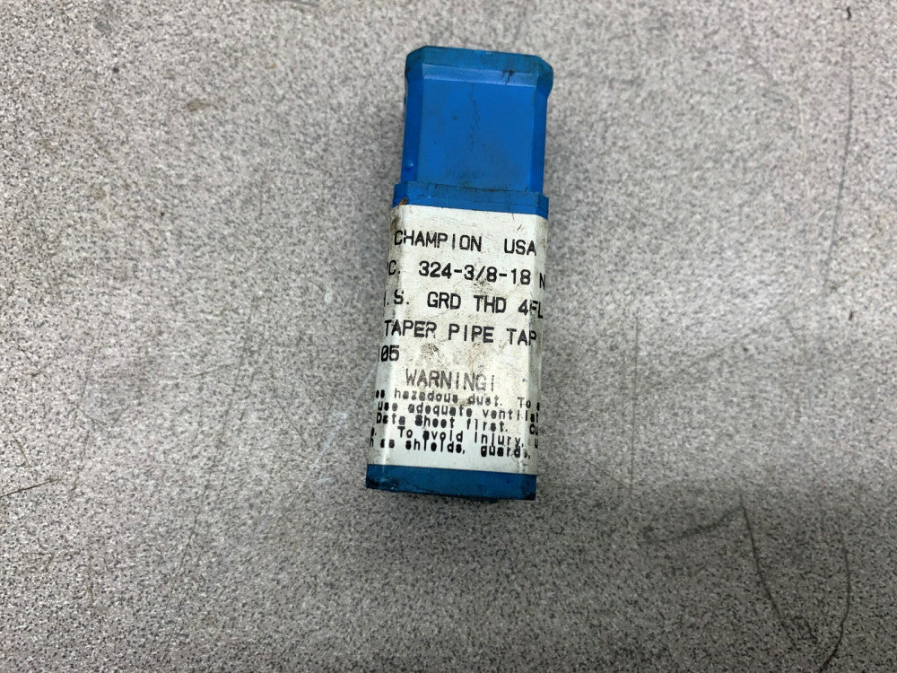 NEW NO BOX CHAMPION PIPE TAP 324-3/8-18