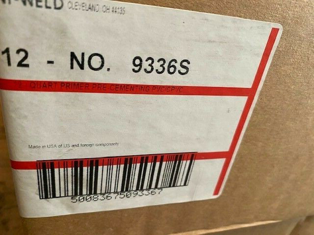 (12 Pack) Oatey Uni-Weld 9300 SERIES CLEAR PRIMER 9336S, 32 FL OZ Each