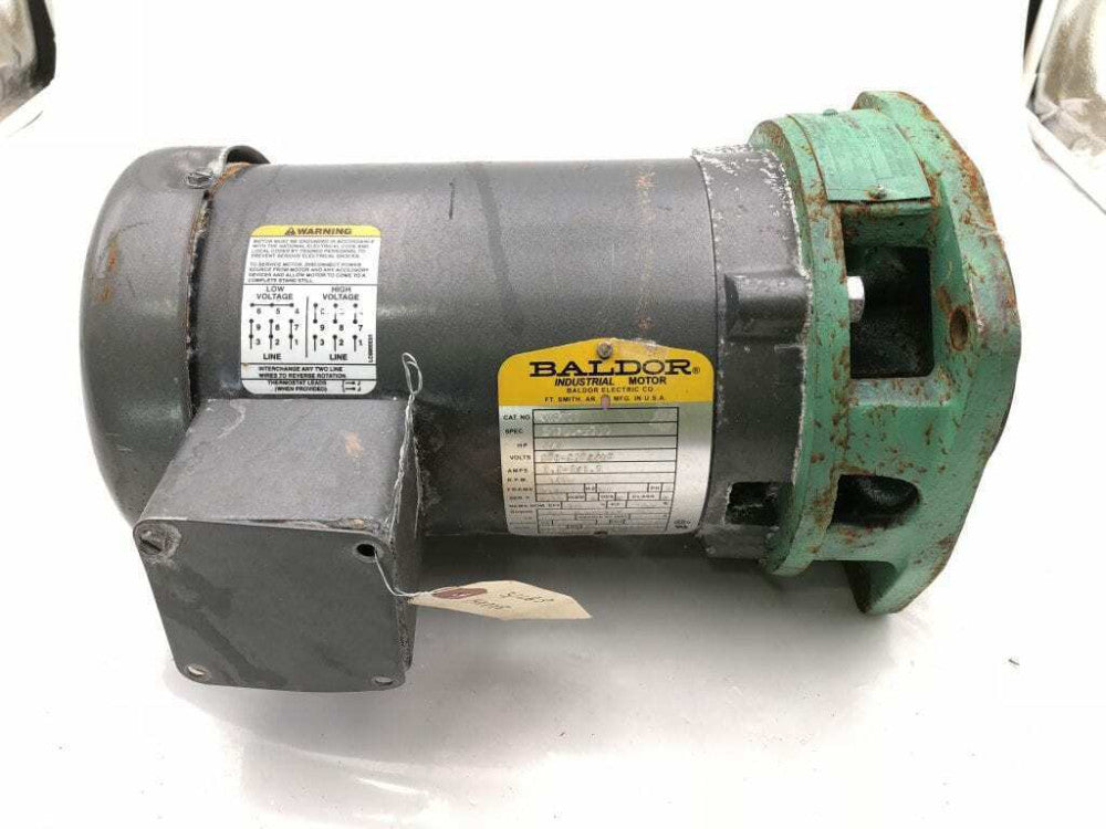 Baldor D20C-4ACV7P 3/4HP Electric Motor 3450RPM 3PH for Valley In-Line Pump