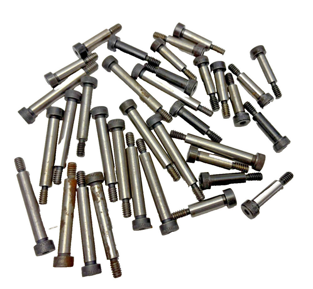 SOCKET HEAD SHOULDER SCREW 10-32, ASSORTED LOT OF 35