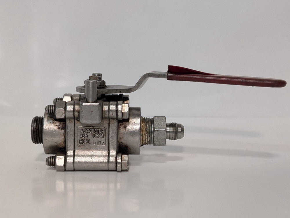 Worcester A351-CF8M Stainless Ball Valve, 3/4" NPT (wo our adapters), Flowserve