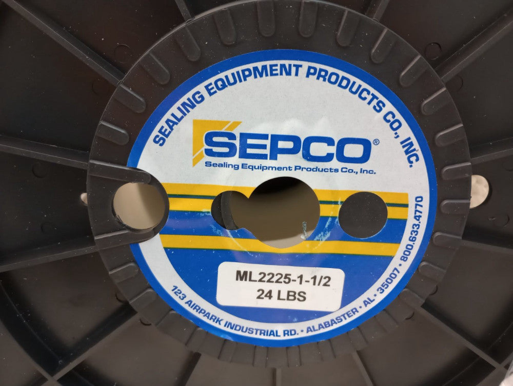 Sepco ML2225-1-1/2 Braided Packing 24lb White 1-1/2"Sq