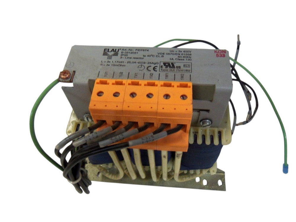 ELAU FI07874 3-LINE REACTOR TRANSFORMER UNMP