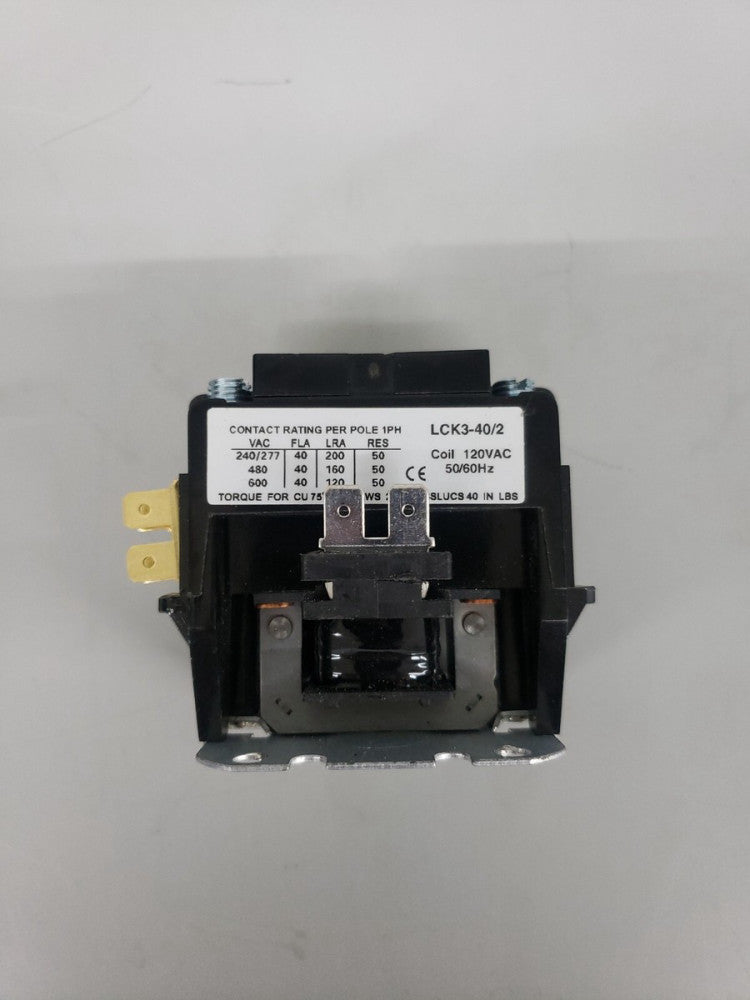 Contactor LCK3-40/2. 1PH Per Pole new