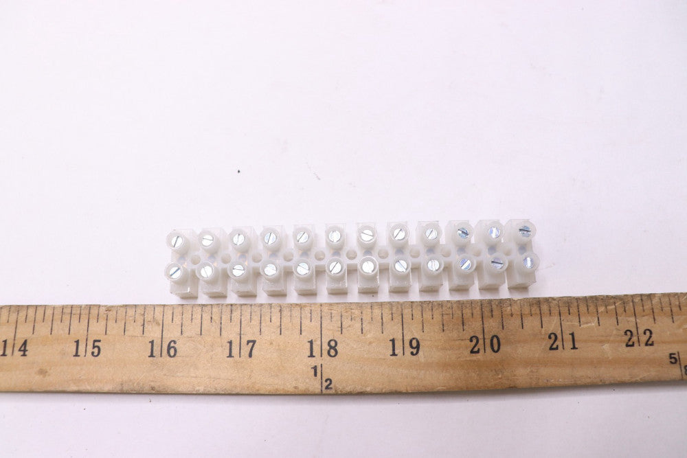  Europa Barrier Strips Wire-to-Wire 1-Row 12-Position 26-12 AWG 250V 323