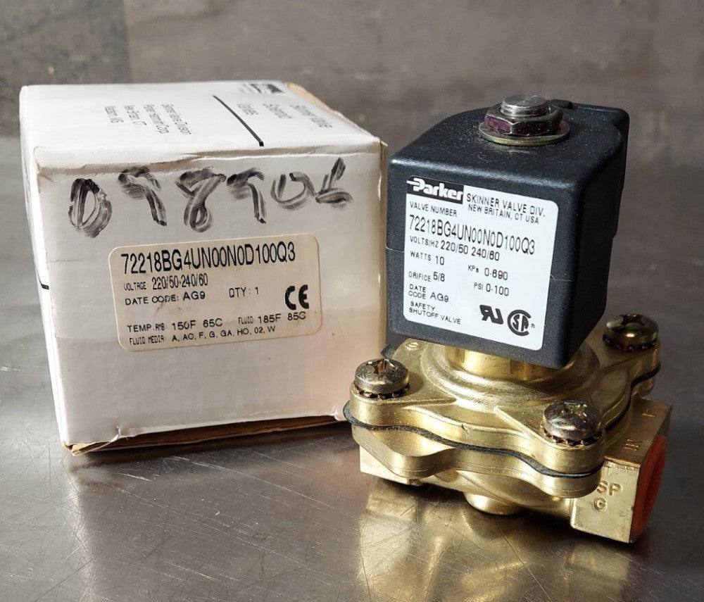 PARKER 72218BG4UN00N0D100Q3 Skinner 2 Way Normally Closed 1/2" NPT