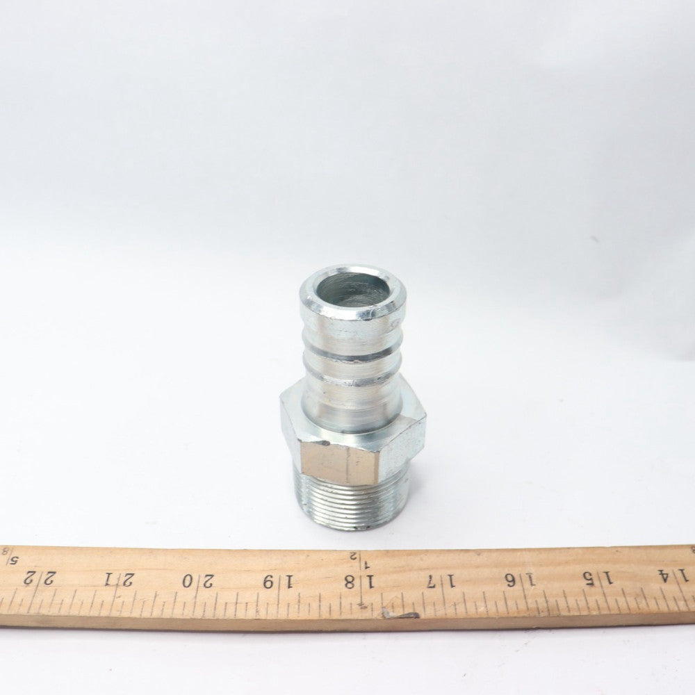 Hex Adapter Steel 1-1/4" Barb x 1-1/2" NPT