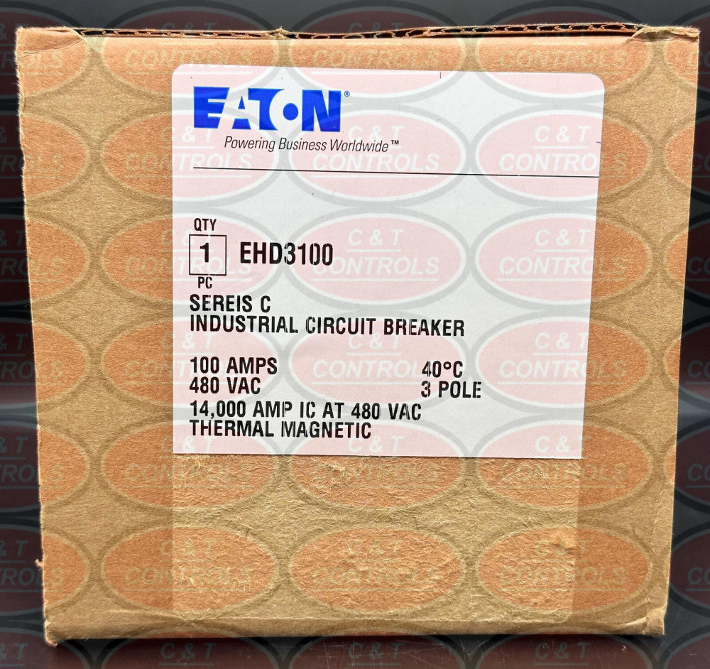 Eaton EHD3100 3P 100A 480V Circuit Breaker New In Box USA Stock