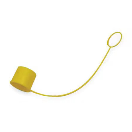 Bradley 107-371 Eyewash Dust Cap, Plastic, Yellow, For Use With, Eyewash