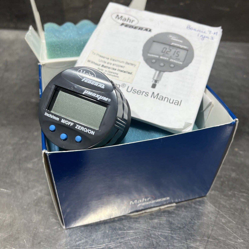 FEDERAL MAHR MAXUM .00005"/.001MM ELECTRONIC INDICATOR EDI-30200 Nos Surplus