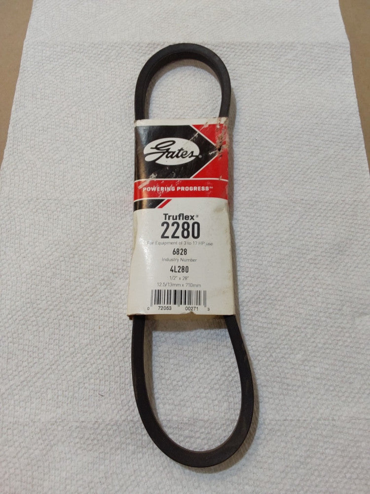 GATES TRUFLEX V-BELT 2280 / 6828 - 28" X 1/2" 4L280