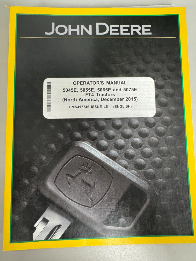 John Deere 5045E 5055E 5065E and 5075E Tractor Operators Manual OMSJ17746 L5 Z-7