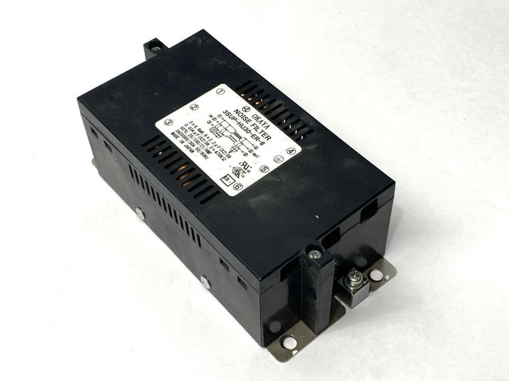 Okaya 3SUP-HU30-ER-6 Noise Filter 3-Phase 500VAC 30A