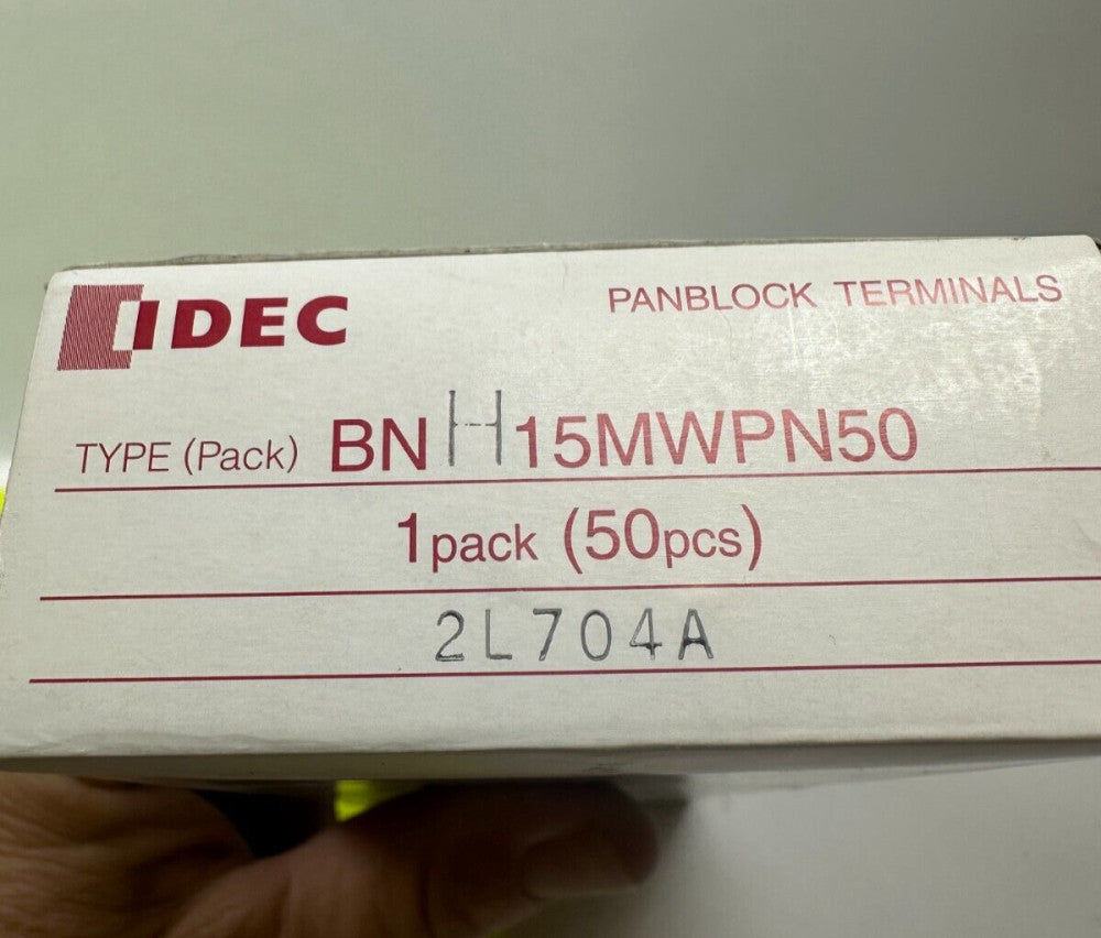 IDEC BNH15MWPN50  Panblock Terminals 1 Box of 50pcs - New Fast Ship