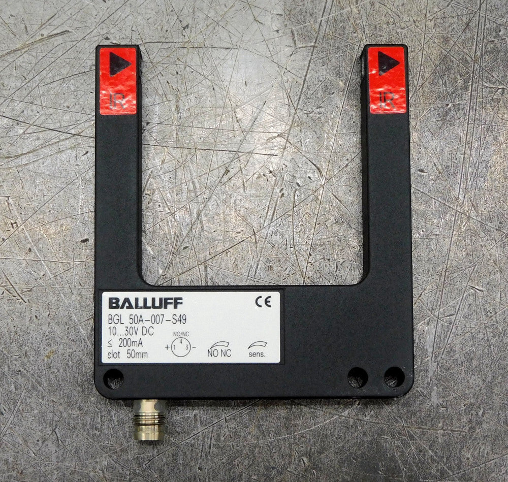 Balluff BGL 50A-007-S49 Photoelectric Fork & Angle Sensor 30V DC BGL001T