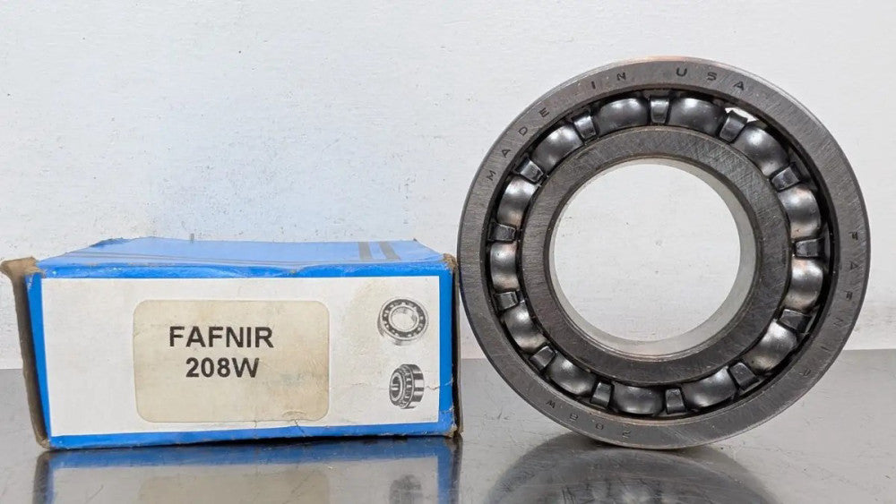 Fafnir 208W Radial Ball Bearing 40mm ID 80mm OD 18mm Wide