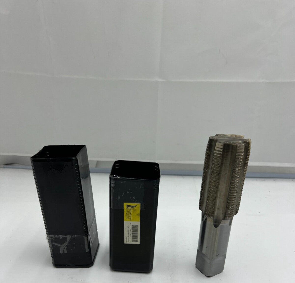 Interstate 1-7/8-8 HSS Hand Plug Tap 04878021 High Speed Steel 6 Flute Straight