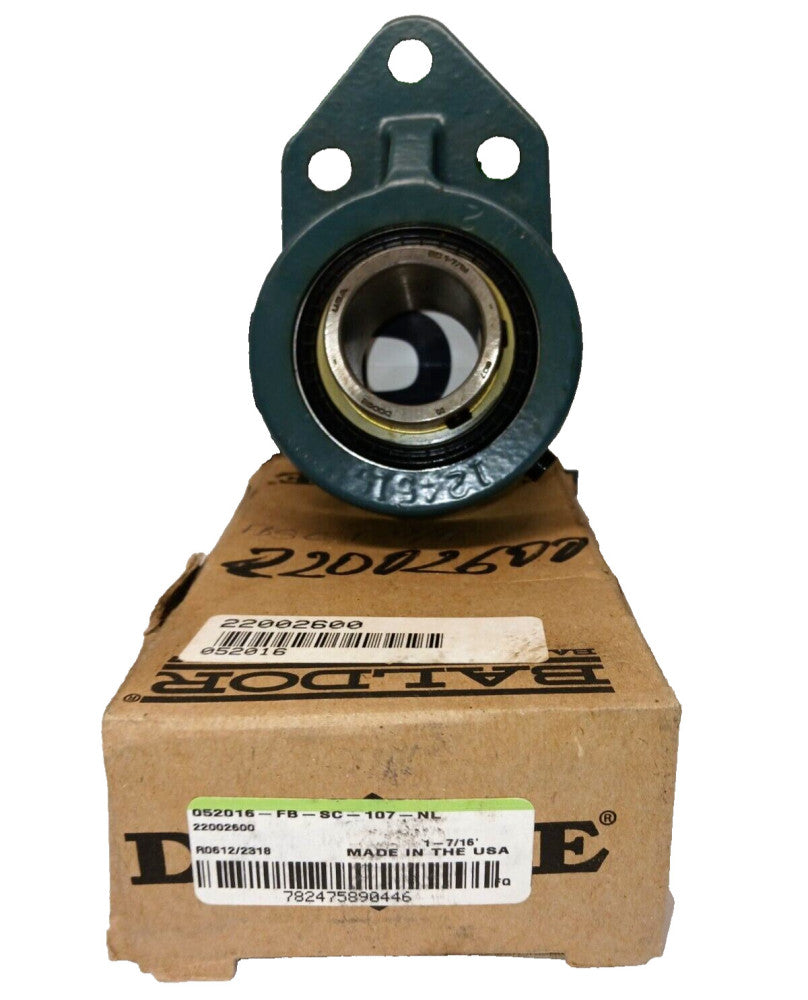 NEW DODGE 052016-FB-SC-107-NL 1-1/2" BORE FLANGE BEARING