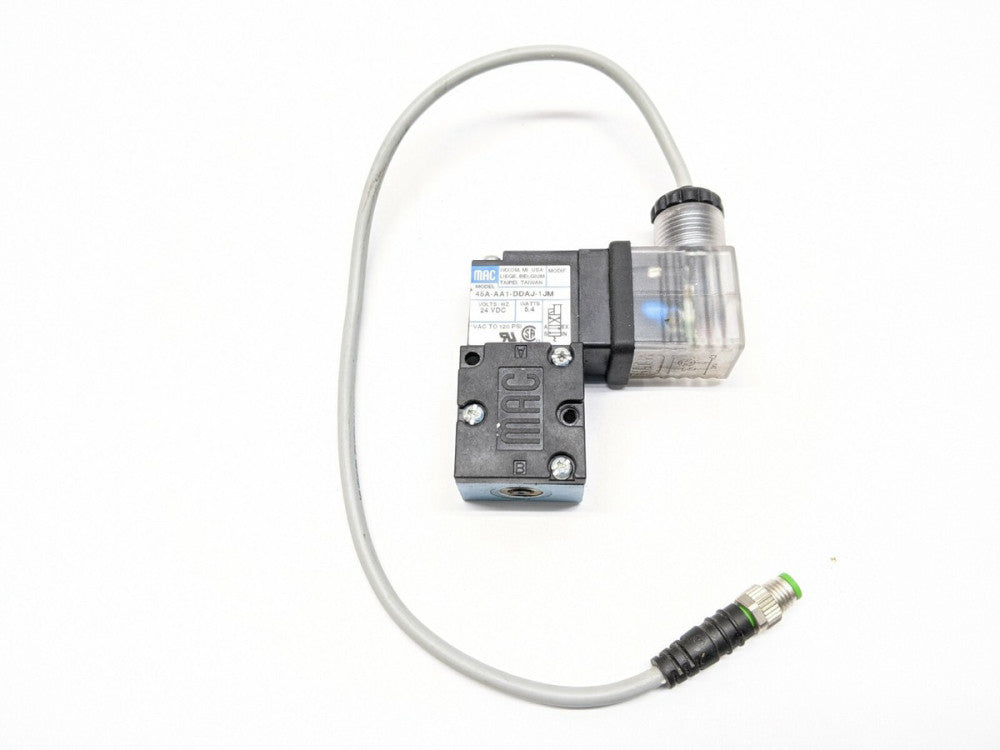 MAC 45A-AA1-DDAJ-1JM Solenoid Valve w/ 3 Pin Connector