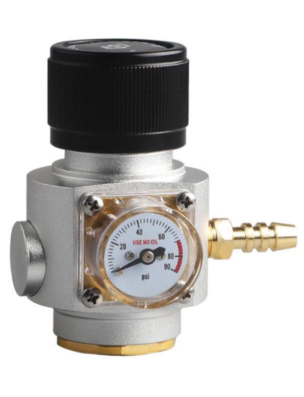 Mini Gas Regulator Soda Keg Regulator Tr21.4 Charger 0-90 PSI for Soda Maker-OB