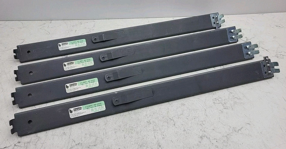 4 Pack General Devices 22" Telescoping Cabinet Drawer Slide Rails CC3041-00-0220