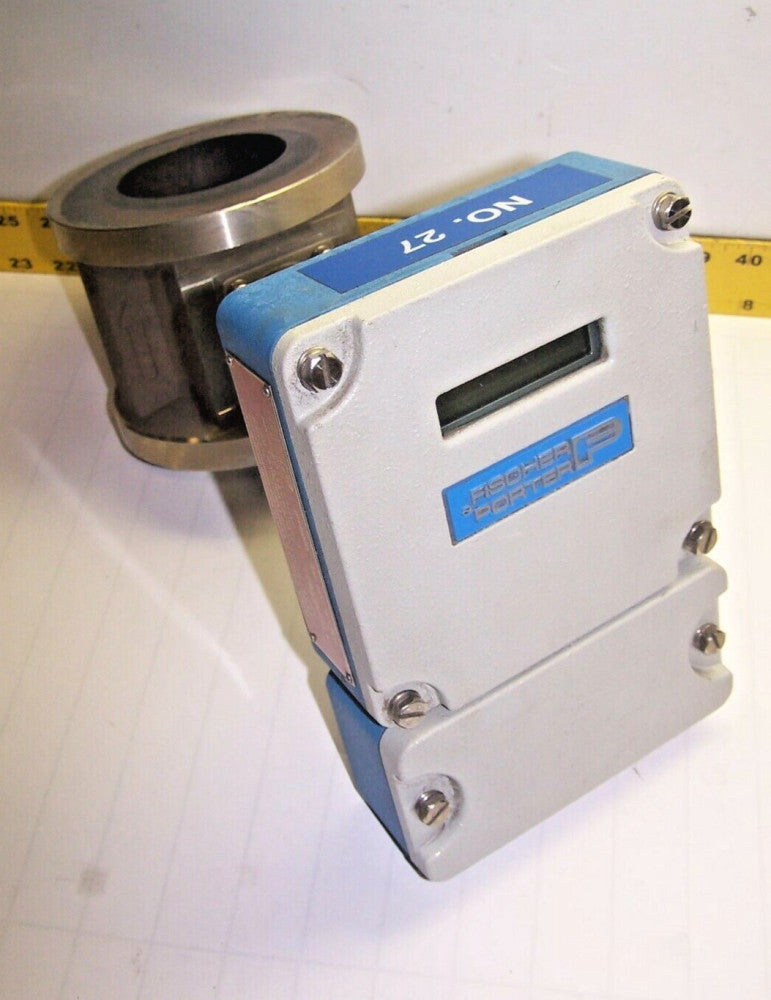 FISCHER & PORTER VORTEX 4 FLOW METER W/ 3" SS FLOW TUBE  1351AFJ11A12AA0A