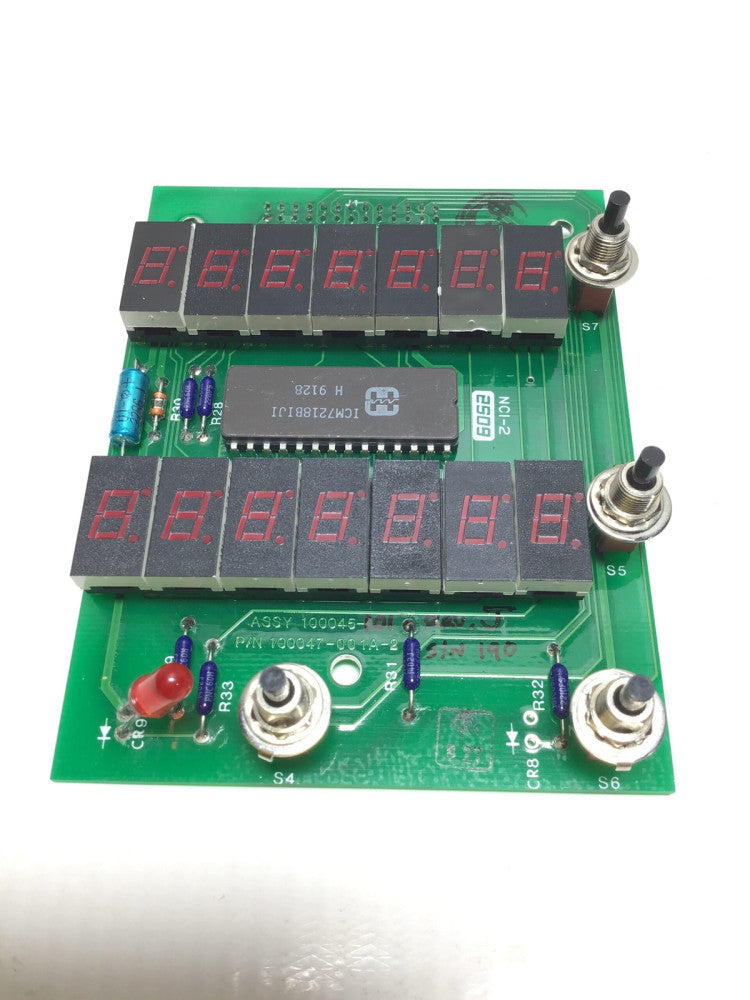 PN: 100047-001A-2 Board Display ASSEMBLY 100045-101 REV J