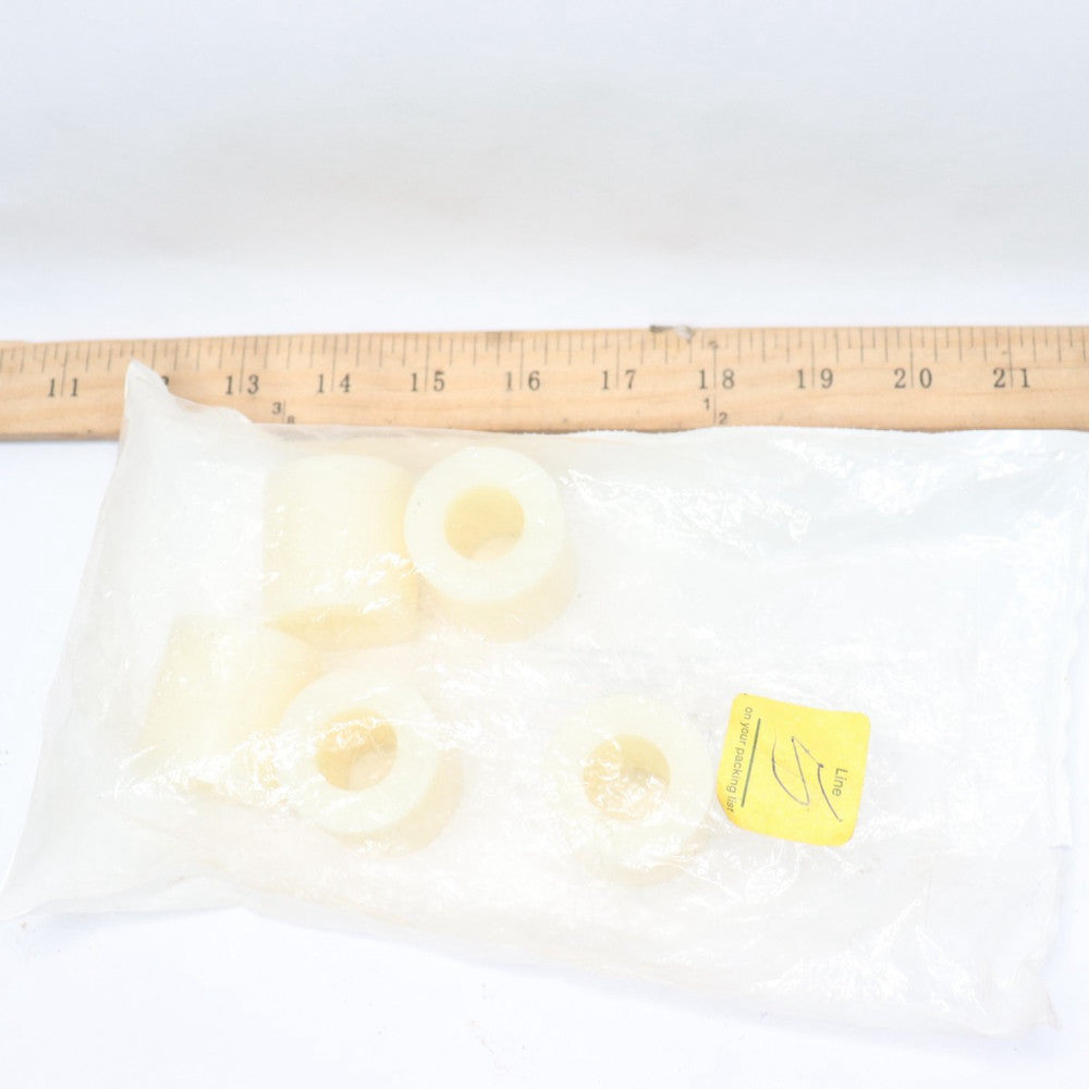 (5-Pk) Round Spacer Nylon Natural 13RRSR0249