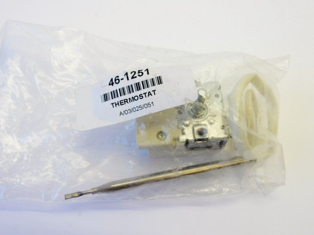 All Points 46-1251 Thermostat Type 55, 1/4 x 4, 60 - 250 Degrees Fahrenheit, 15"