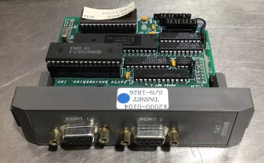 #2000-0104 TASNET S/N-1826 2 Port Bridge CPU Used Surplus