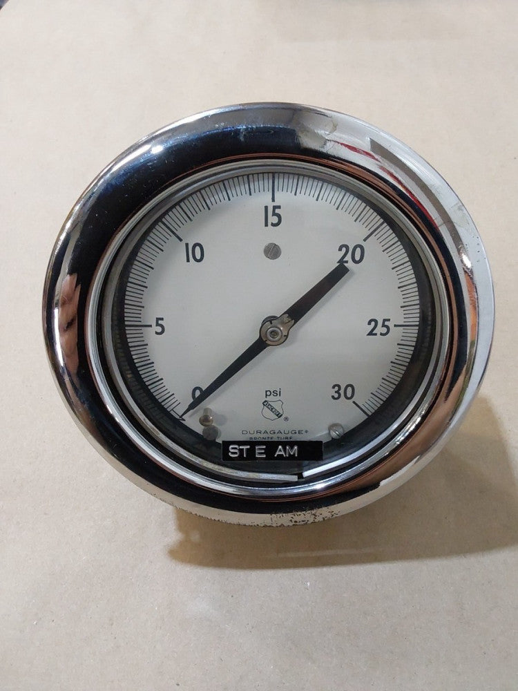 Ashcroft Duragauge 0-30 PSI  4-1/2" Face Pressure Gauge 
