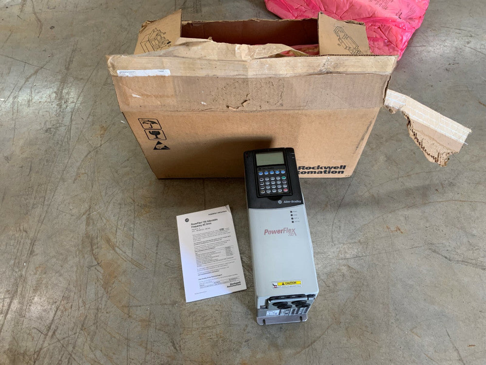 NEW ALLEN-BRADLEY 1HP POWERFLEX 700 SPEED DRIVE 20BD2P1A3AYNANC0 SERIES B 