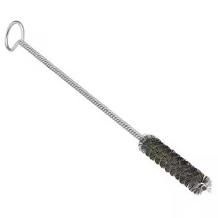 Tanis 05421 Tube And Pipe Brush, 16 1/2 In L Handle, 1 1/2 In L Brush, Tan,