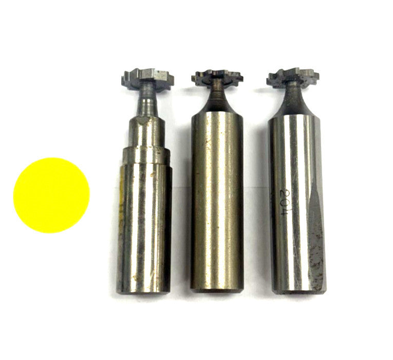 ASSORTMENT OF 2-1/16" KEYSEAT CUTTERS LOT OF 3