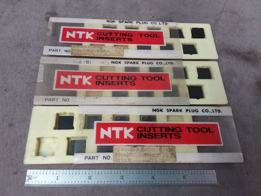 Lot 23x NTK Carbide Insert Lathe Square SRGN SRGN432 CRGN  CRGN432 SRG4230 HC2