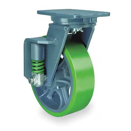 Hamilton S-Spch-63Db-2 Swivel Plate Cstr,Plyurthan,6 In,1630 Lb