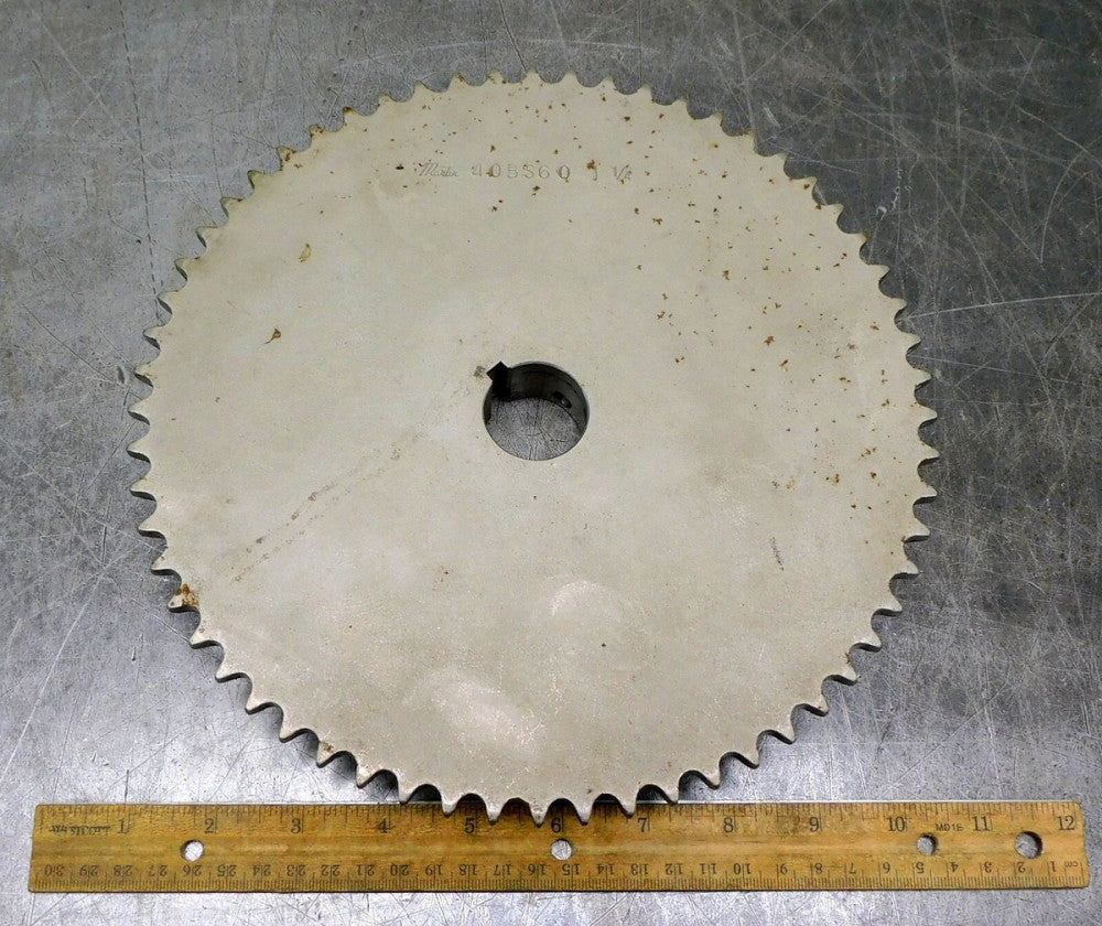 Martin 40BS60 Roller Chain Sprocket #40 60 Teeth 1-1/4" Bore Keyed