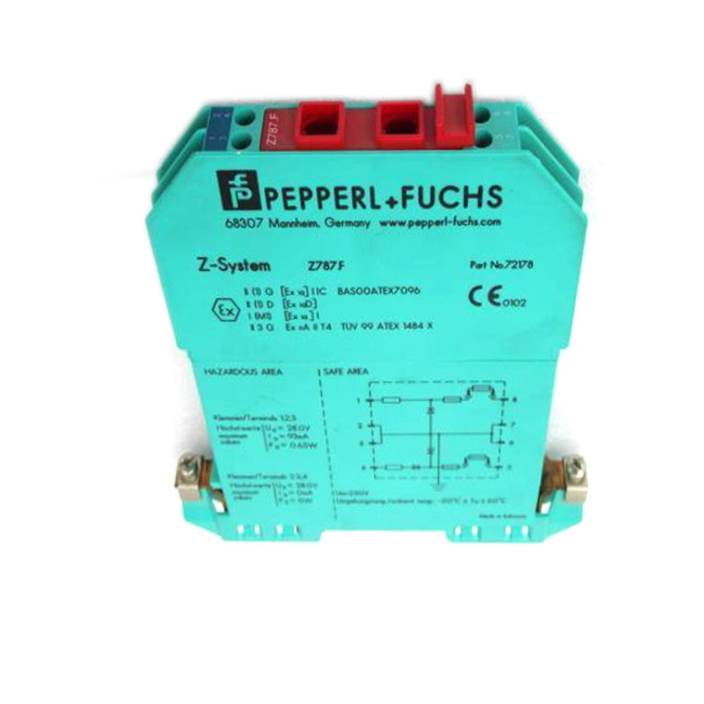 One Brand New Pepperl+Fuchs Safety barrier Z787.F