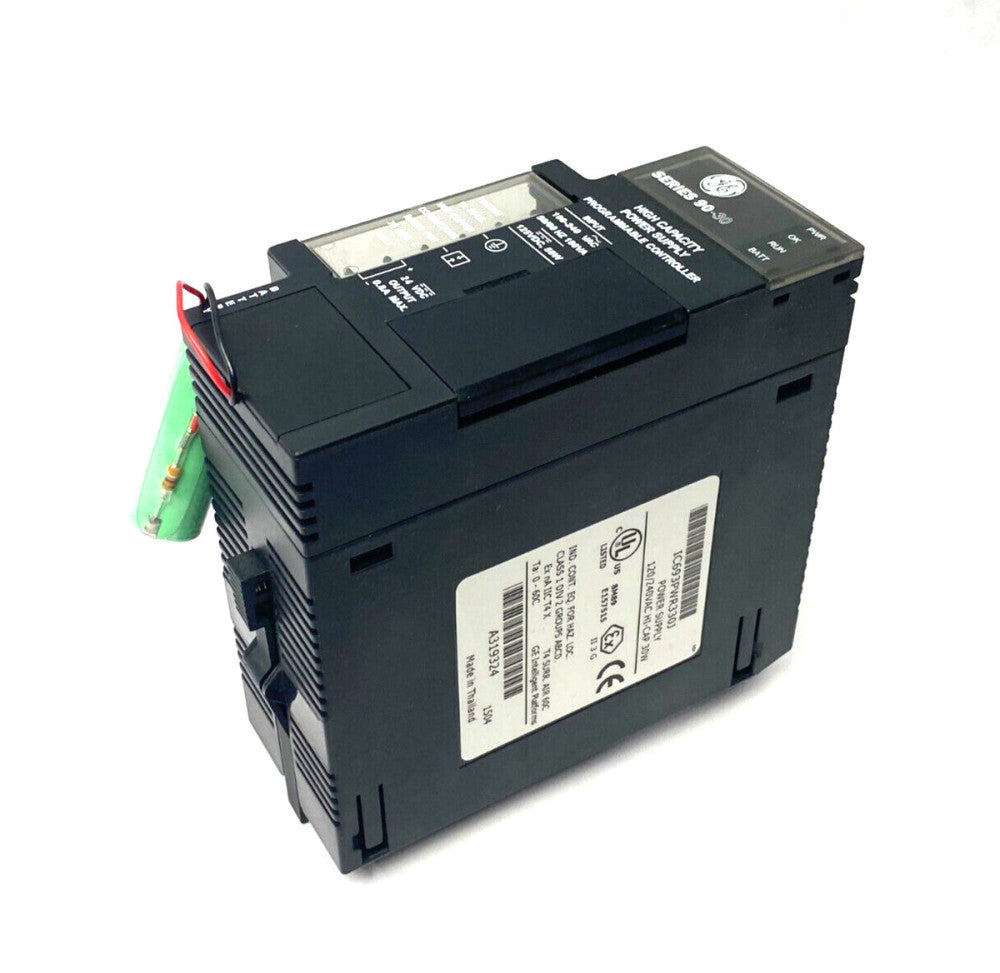 GE Fanuc IC693PWR330J High Capacity Power Supply PC w/ Battery